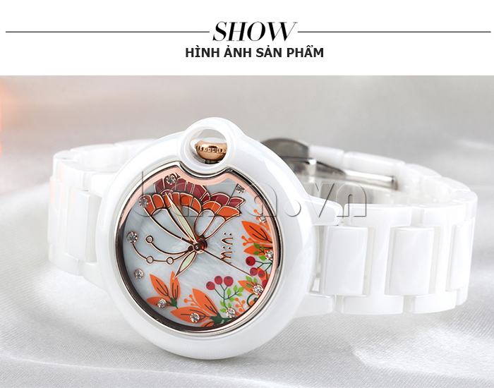 Hình ảnh sản phẩm Đồng hồ nữ Mini MN1099 cánh bướm mùa xuân 