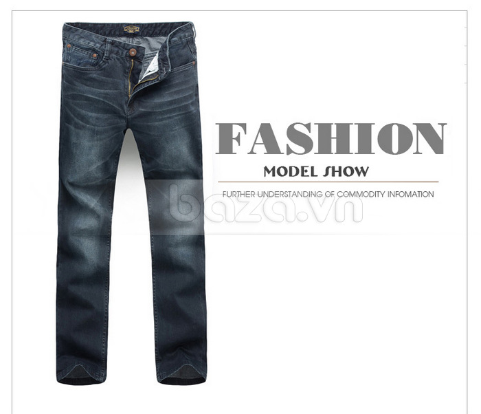 Quần Jeans nam Lehondies ống đứng thời trang - Xu hướng thời trang mới