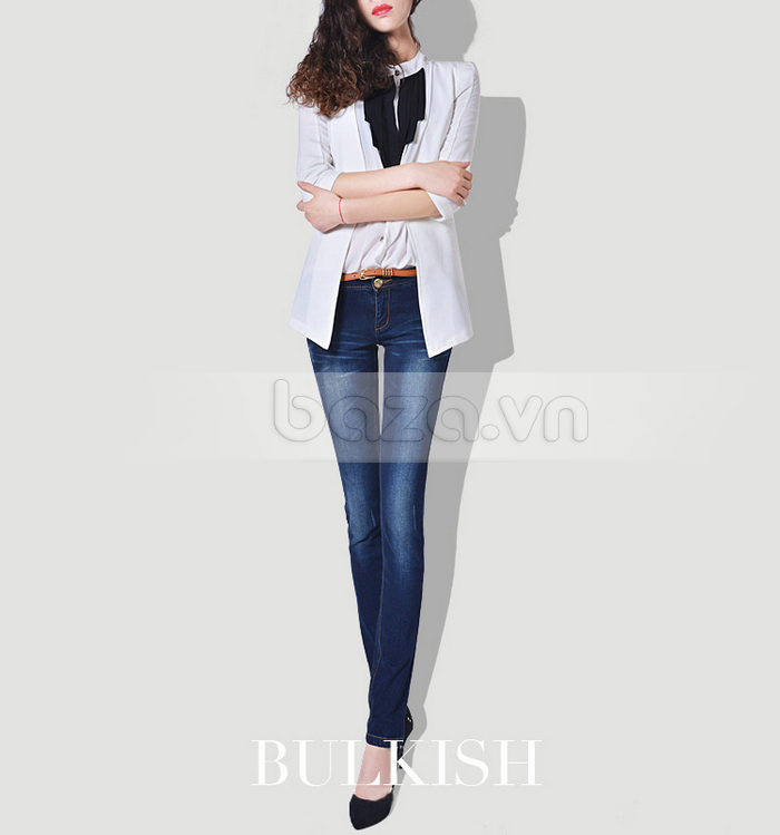 Quần Jeans nữ Bulkish mốt 2014 tạo dáng đôi chân thon dài nổi bật