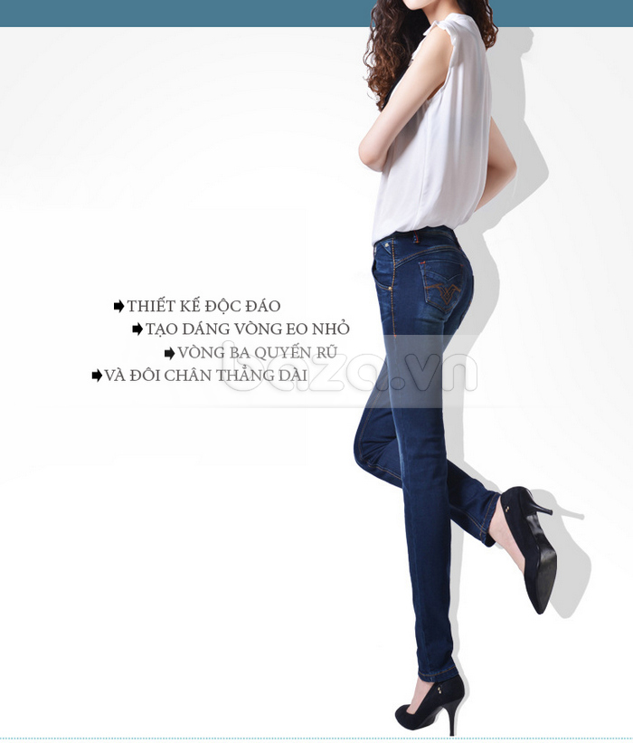 Quần Jeans nữ Bulkish mốt 2014 tạo dáng đôi chân thon dài xinh