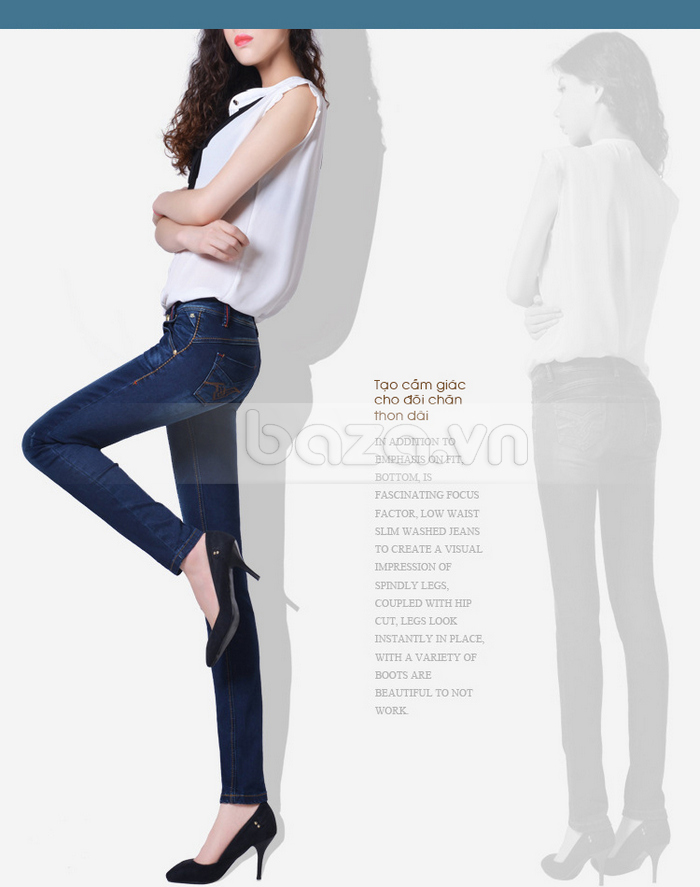 Quần Jeans nữ Bulkish mốt 2014 tạo dáng đôi chân thon dài gợi cảm và đẹp
