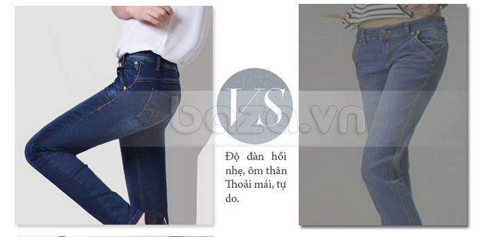 Quần Jeans nữ Bulkish mốt 2014 tạo dáng đôi chân thon dài, đầy quyến rũ, bay bổng