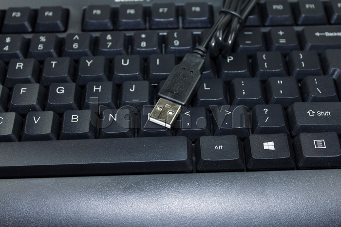 Bàn phím Genius KB 110 USB  được thiết kế cổng nôi USB