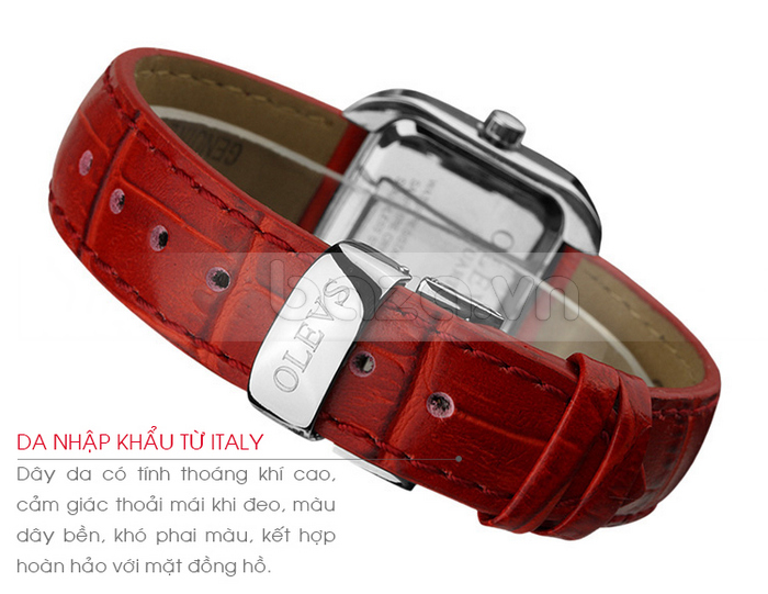 Dây đeo đồng hồ da thật tự nhiên nhập khẩu từ Italy