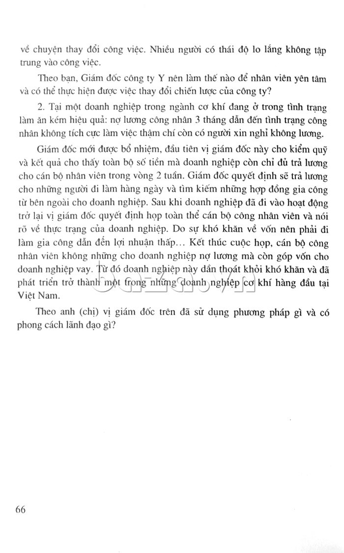 Quản trị học đại cương - Tập bài giảng cho sinh viên quản trị kinh doanh