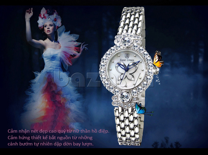 Đồng hồ nữ Royal Crown cao cấp cho bạn cảm nhận vẻ đẹp nữ thần