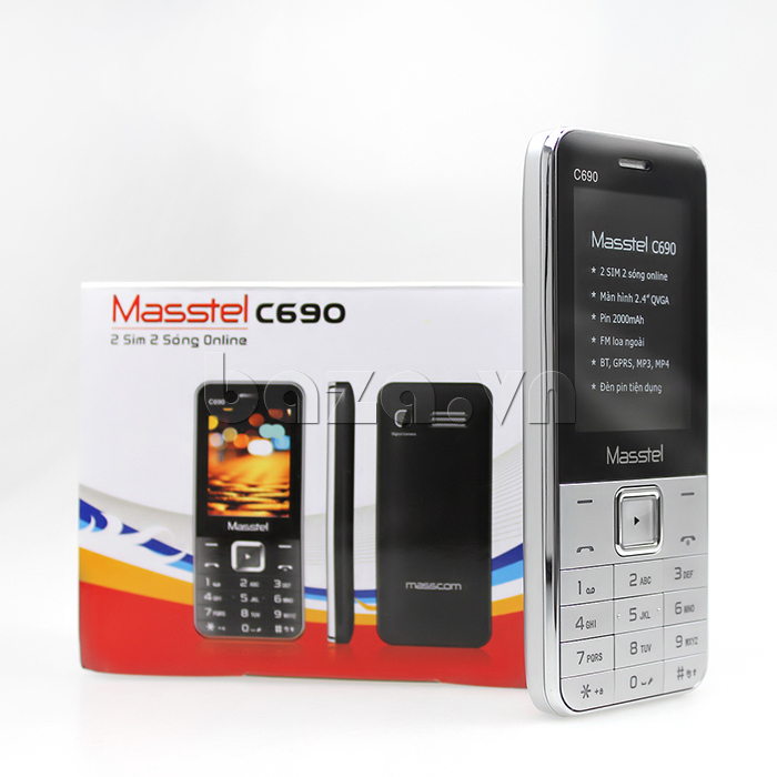 điện thoại di động Masstel C690  màn hình 2.4"