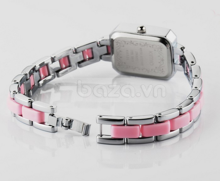 Baza.vn: Đồng hồ nữ KIMIO K452L-RG thiết kế khóa bấm hiện đại