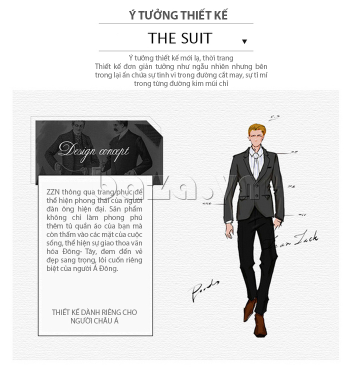 ZZN thông qua mẫu thiết kế áo vest để thể hiện phong thái của người đàn ông hiện đại