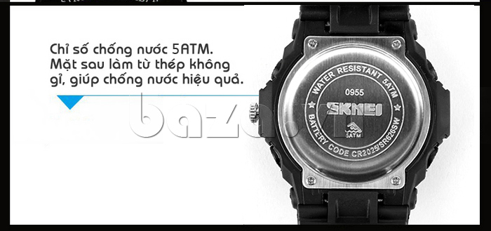 Đồng hồ nam Skmei 0955 chống thấm nước