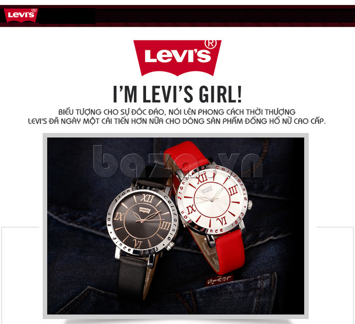 Đồng hồ nữ Levis LTJA2302 thời trang