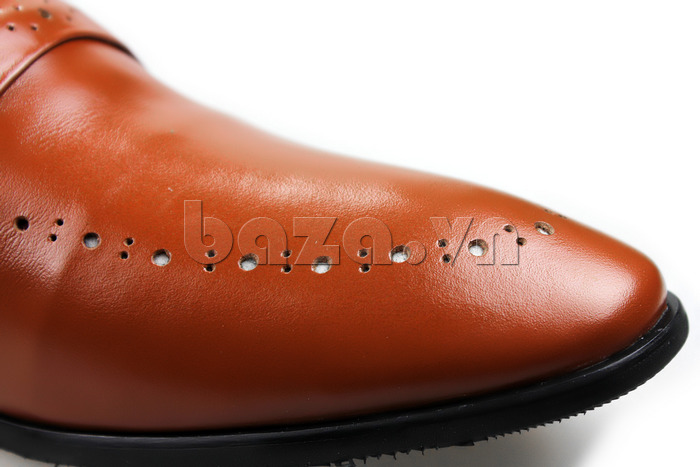 Giày nam cao Max Dovin AG149 kiểu dáng giày lười, mặt đục lỗ bền bỉ với thời gian 