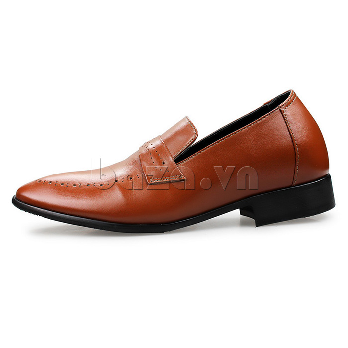 Giày nam cao Max Dovin AG149 kiểu dáng giày lười, mặt đục lỗ