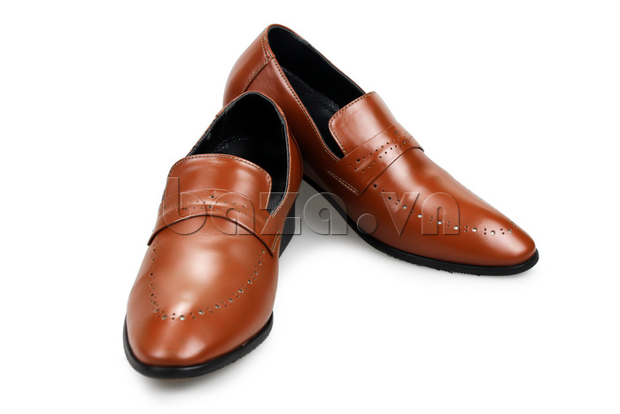 Giày nam cao Max Dovin AG149 kiểu dáng giày lười, mặt đục lỗ vẻ đẹp hoàn hảo 