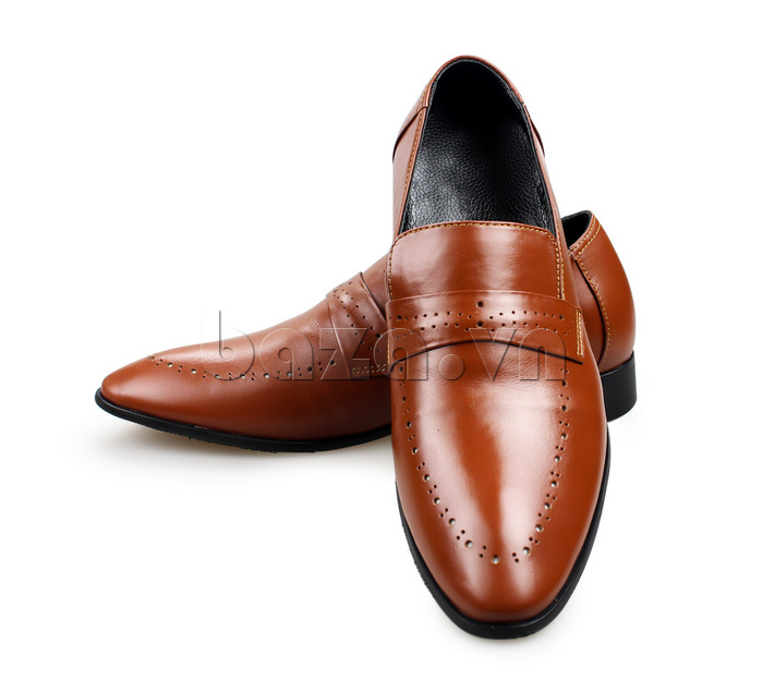  Giày nam cao Max Dovin AG149 kiểu dáng giày lười, mặt đục lỗ thật phong cách và cá tính 