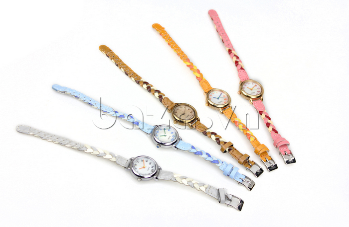 Đồng hồ nữ Julius JA689 Dây đeo thời trang nhiều màu sắc cho bạn chọn lựa 
