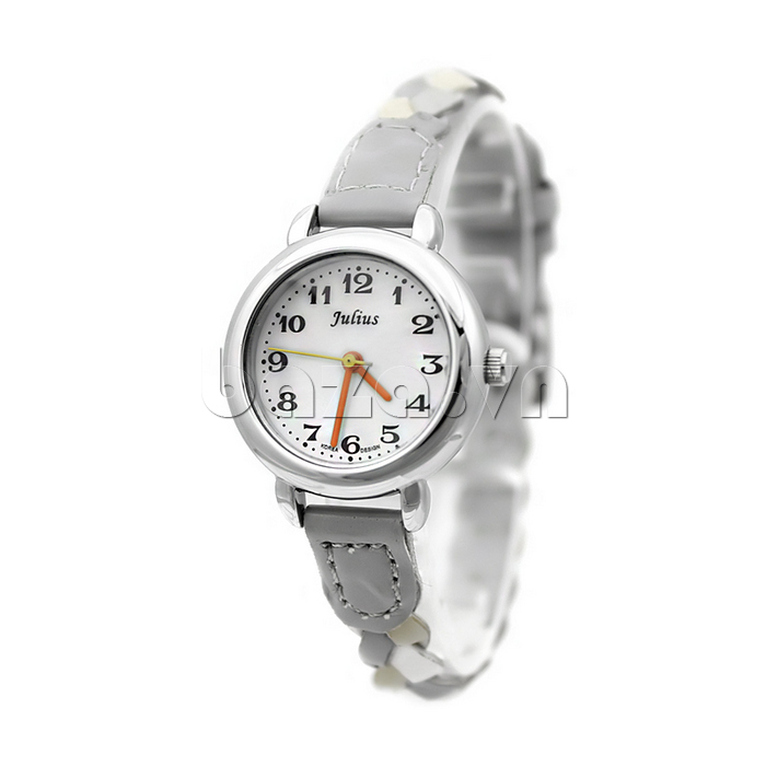 Đồng hồ nữ Julius JA689 Dây đeo thời trang màu bạc nữ tính 