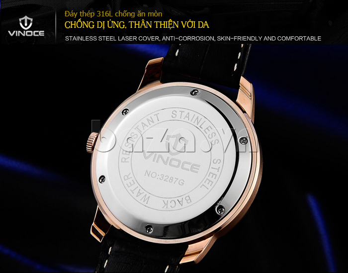 Đồng hồ thời trang nam Vinoce 3287 thiết kế hoàn hảo và đẹp
