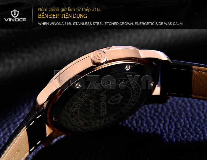 Đồng hồ thời trang nam Vinoce 3287 thiết kế tinh xảo
