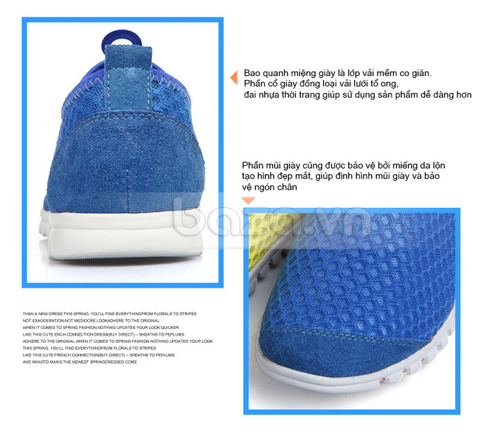 Baza.vn: Giày lưới Simier thoáng mát - Phong cách thể thao năng động (1307)
