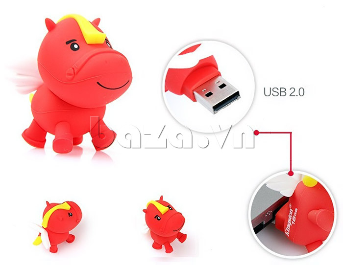 USB Kington Mã Đáo 16G kiểu dáng dễ thương hình chú ngựa