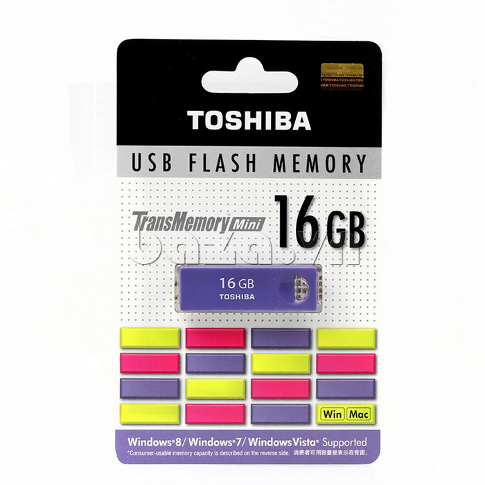 Thẻ nhớ USB Toshiba 16GB Mini màu sắc trẻ trung