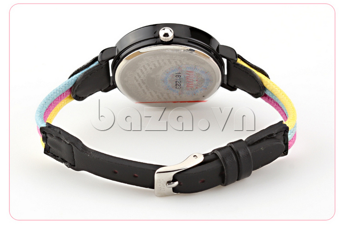 Đồng hồ nữ Mini MN953 dây hình vòng núm điều chỉnh dễ dàng 