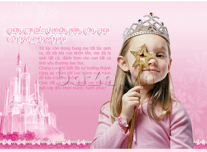 Đồng hồ nữ Mini MN953 dây hình vòng quà tặng cho nàng công chúa 