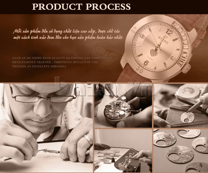 Đồng hồ nữ Aiers F127L chữ số to bản một sản phẩm được chế tác tinh xảo trên chất liệu cao cấp 