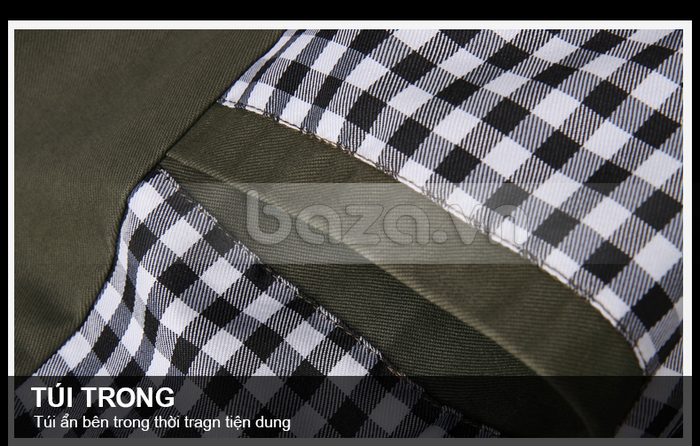 Baza.vn: Thiết kế túi áo ẩn bên trong thời trang và tiện dụng