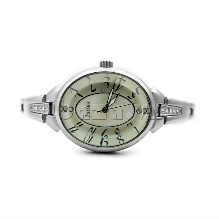 Thiết kế mặt đồng hồ ovan cá tính, đồng hồ nữ mặt oval Julius JA-444 vẻ đẹp mới 