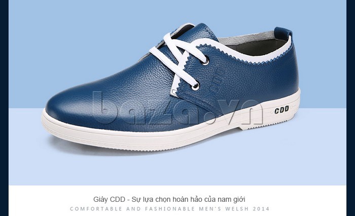 giày nam CDD 9211 màu xanh lịch lãm