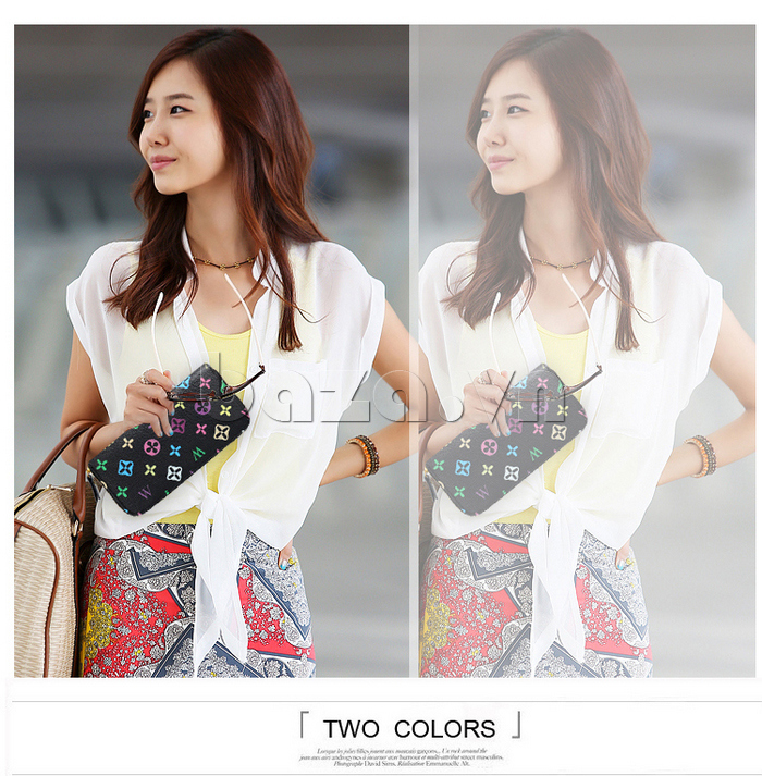 Ví nữ cầm tay Binnitu B201 thời trang Hàn Quốc