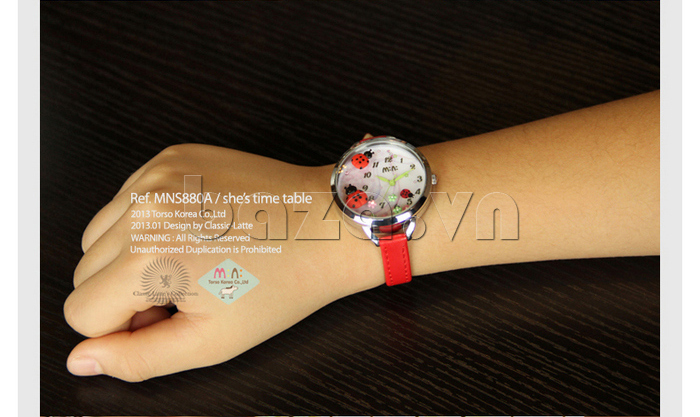 Đồng hồ nữ Mini MNS817 cánh cam mang lại vẻ đẹp cho bạn 
