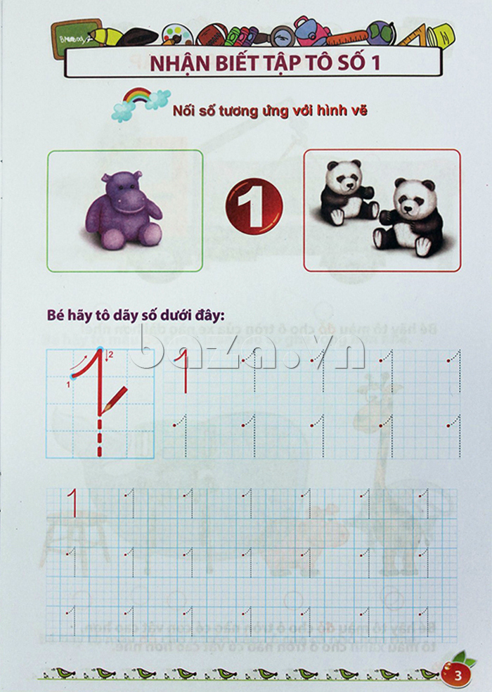 Sách thú vị Bé vui học toán - Dành cho bé 4-5 tuổi - Tập 1