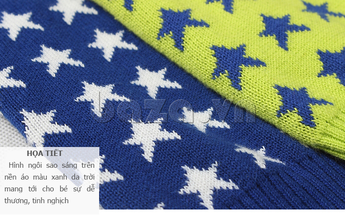 Áo len bé trai họa tiết ngôi sao Tiger Mini XH14CMY0153 - họa tiết dễ thương