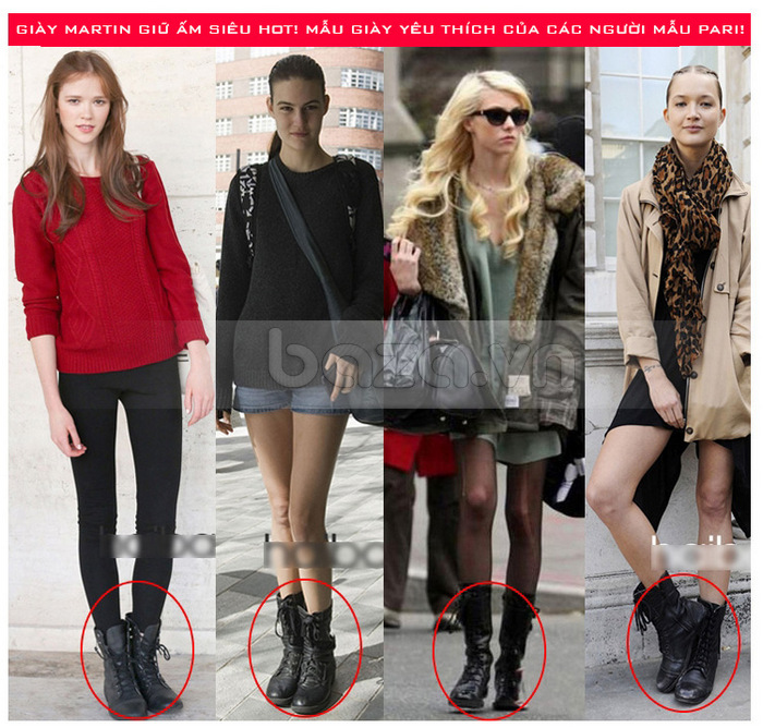Đây là mẫu giày bốt được yêu thích của các người mẫu Paris