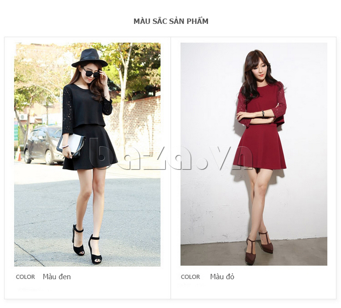Set áo váy nữ Hàn Quôc HStyle MA4023