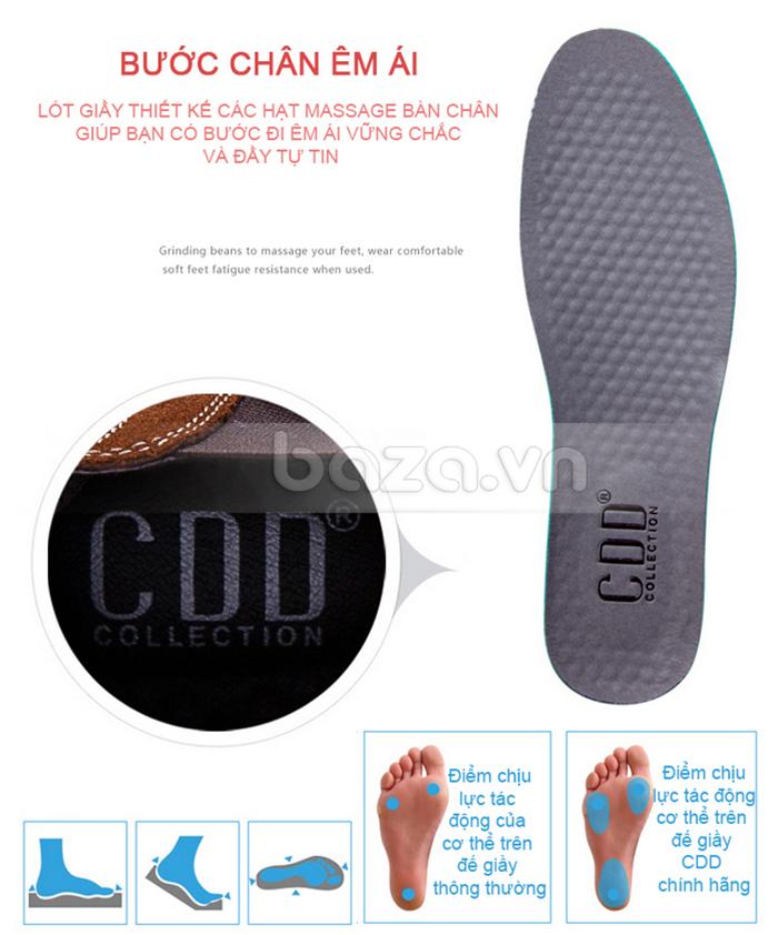 Giày nam CDD 051 có tác dụng mát xa chân