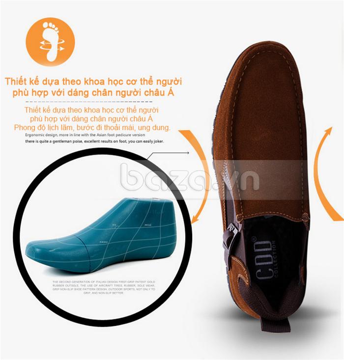 Thiết kế giày phù hợp với cấu trúc chân của người châu á