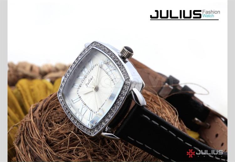Đồng hồ nữ Julius JA630 mặt đính đá pha lê