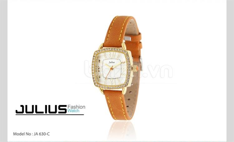 Đồng hồ nữ Julius JA630 phiên bản viền vàng