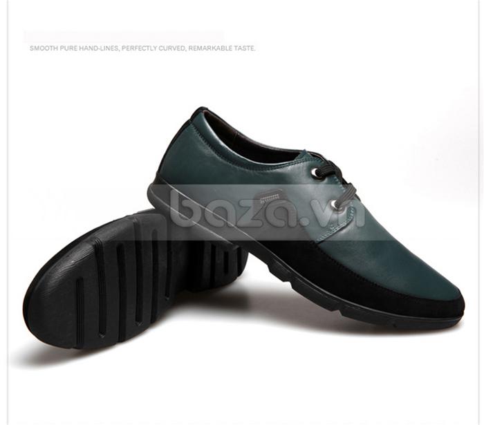 Đôi giày CDD AN30202 màu xanh rêu sang trọng
