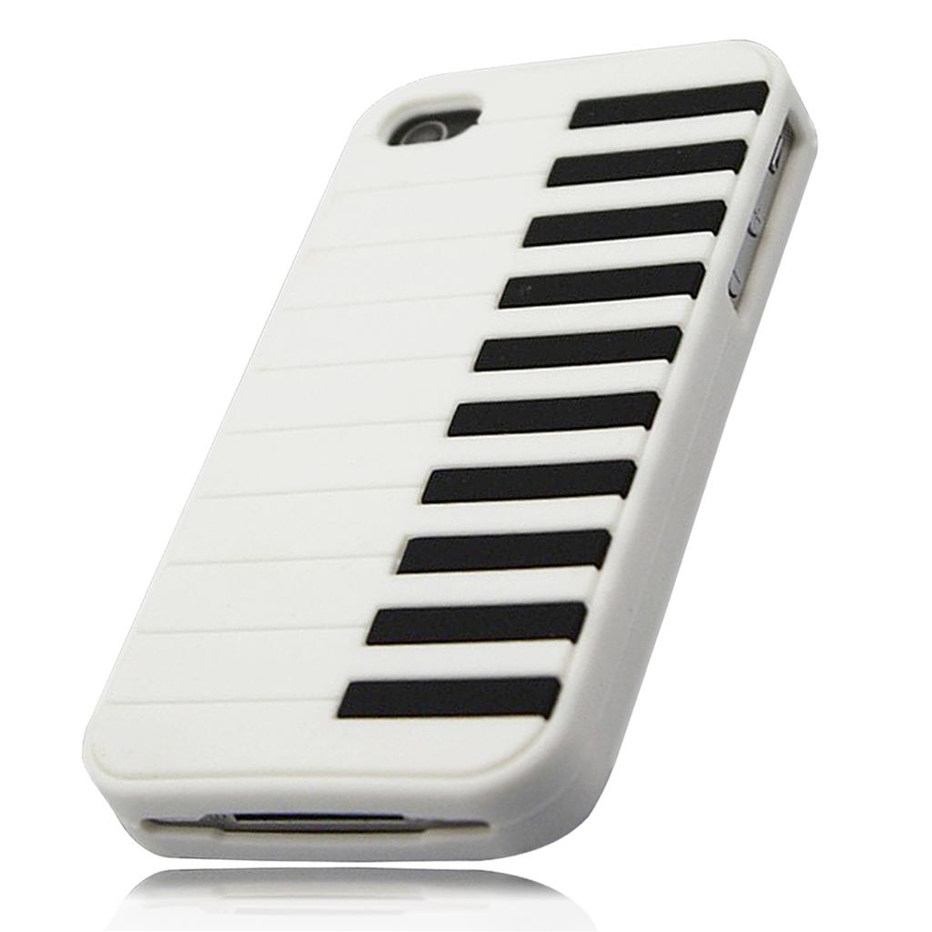Baza.vn: Vỏ Iphone 4/4s Piano Silicon