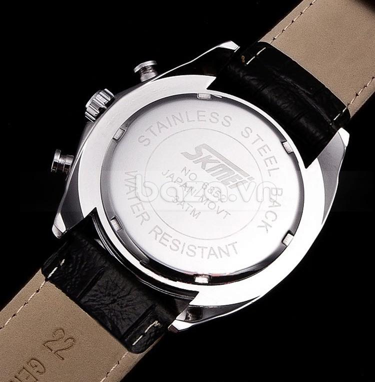 Đồng hồ thể thao nam dây da Skmei được bán tại Baza.vn