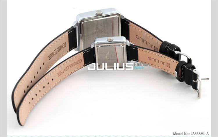 Đồng hồ Julius Hàn Quốc  dây da bò hai mặt 