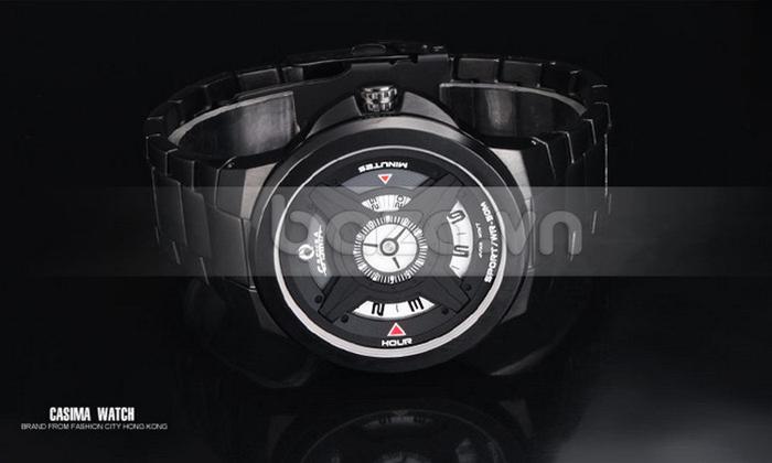 đồng hồ thể thao nam Casima ST8208S8 mặt đen