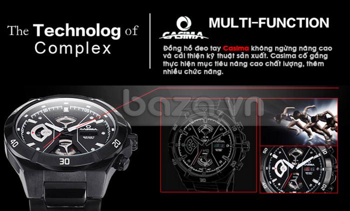 đồng hồ thể thao nam Casima ST8204S8 lấy cảm hứng từ ô tô đua
