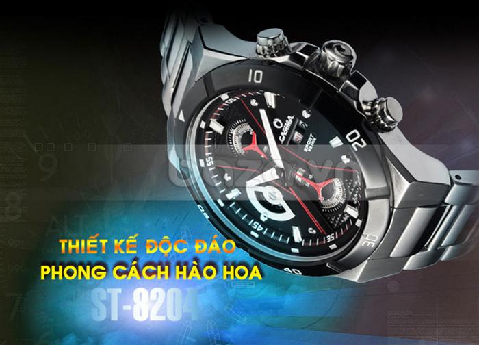 đồng hồ thể thao nam Casima ST8204S8 thiết kế độc đáo, phong cách hào hoa
