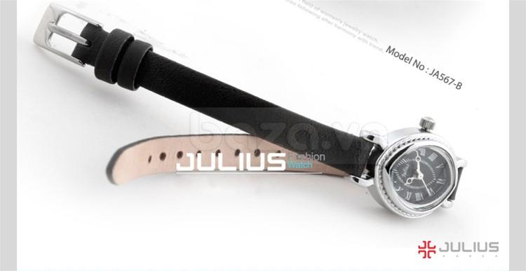 Đồng hồ nữ Julius Hàn Quốc JA567 dây đeo da mềm mại
